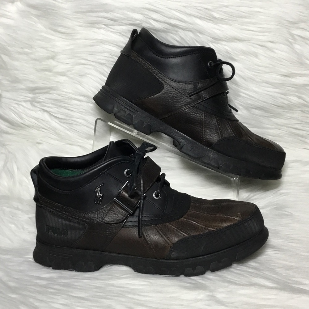 Polo Ralph Lauren Dover III Men’s Boot, Brown/Black, 13D